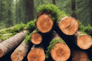 Verdant forest landscape showcasing a diverse array of trees and lush greenery, symbolizing natural beauty and the importance of preserving ecosystems for sustainability.