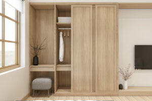 Closet in White Oak